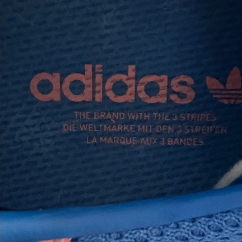 Adidas Originals Sneakers – Women’s 7• Blue & Pink • Retro Style